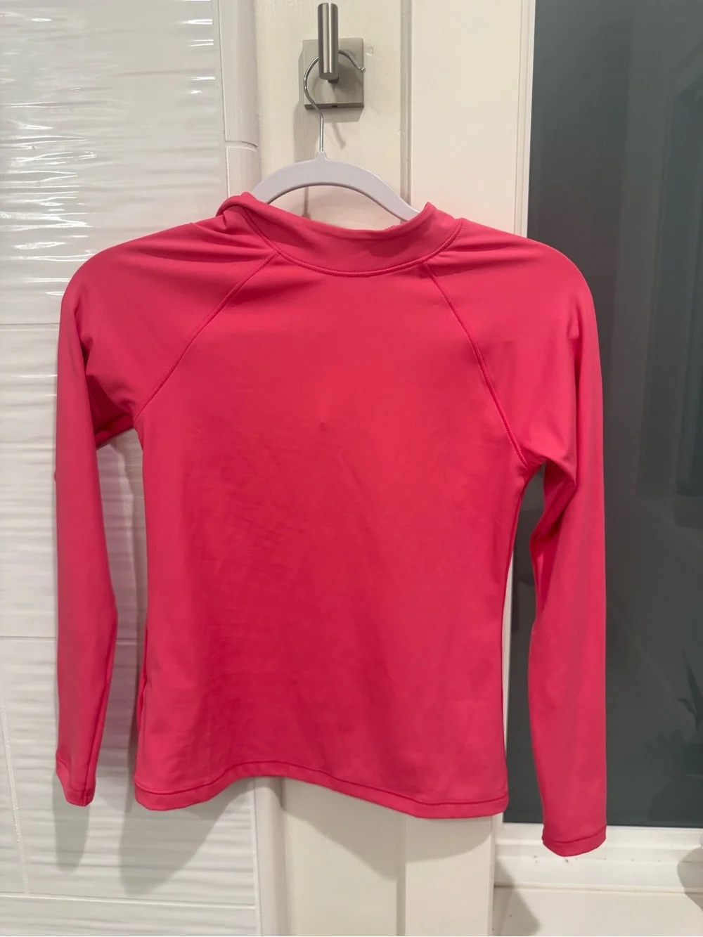 Athleta North Point Rash Guard Pink